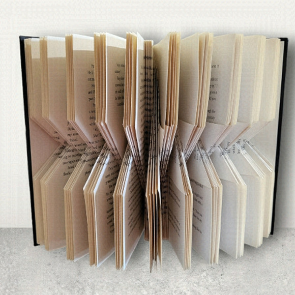 Custom Folded 3D Book Art Decor - Picture 1 of 4